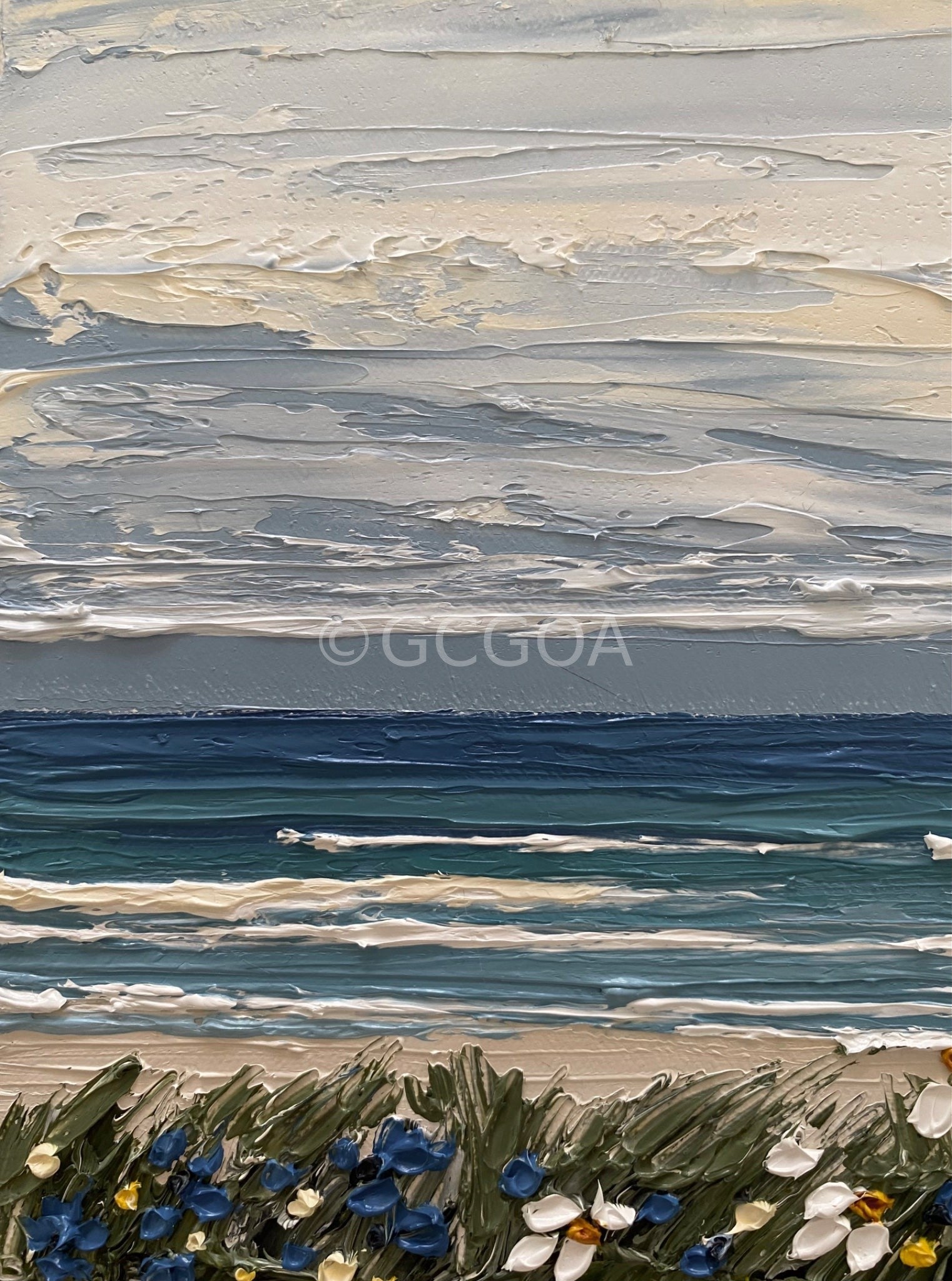 Where The Wild Daisies Grow - Original Art - Gold Coast Gallery Of ArtJustine Bartie