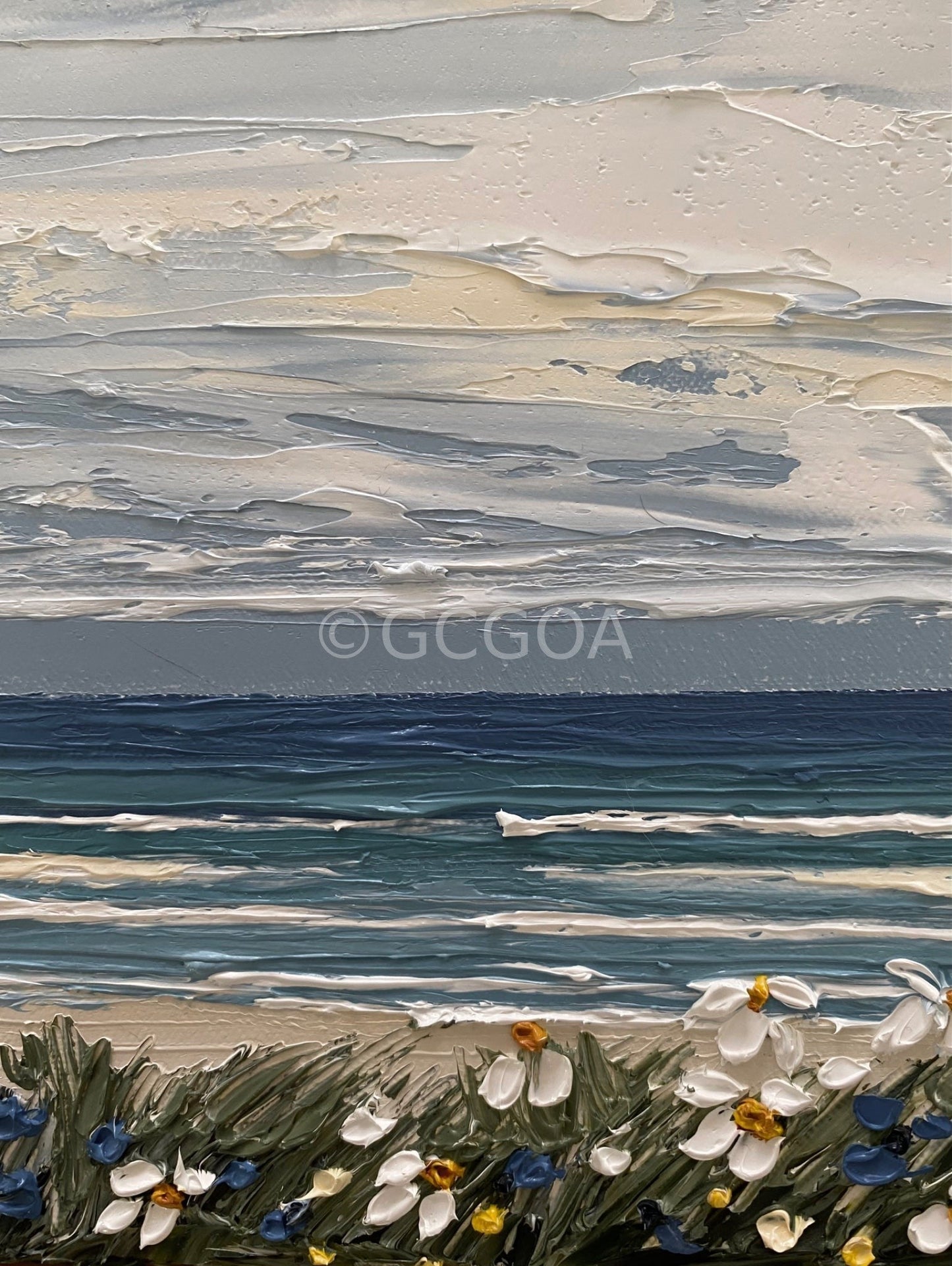 Where The Wild Daisies Grow - Original Art - Gold Coast Gallery Of ArtJustine Bartie