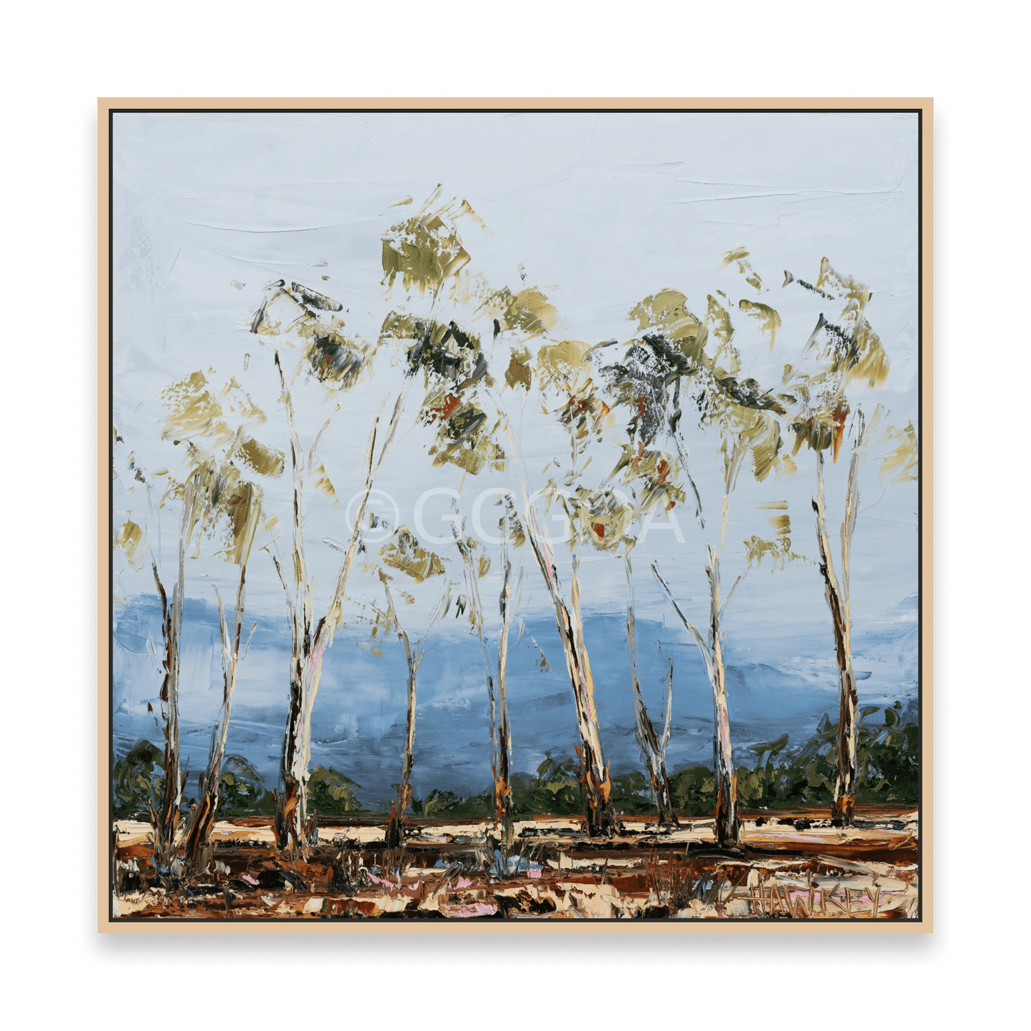 Whispering Gums - Fine Art Print - Gold Coast Gallery Of ArtAngela Hawkey