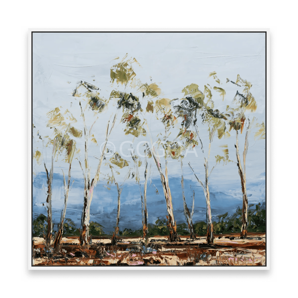 Whispering Gums - Fine Art Print - Gold Coast Gallery Of ArtAngela Hawkey