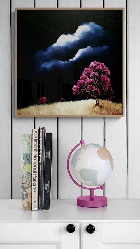 Whispers In The Indigo Night - Gold Coast Gallery Of ArtLucinda Leveille