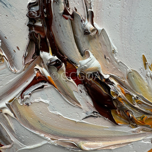 White Magnolia No 23 - Original Art - Gold Coast Gallery Of ArtLiliana Gigovic