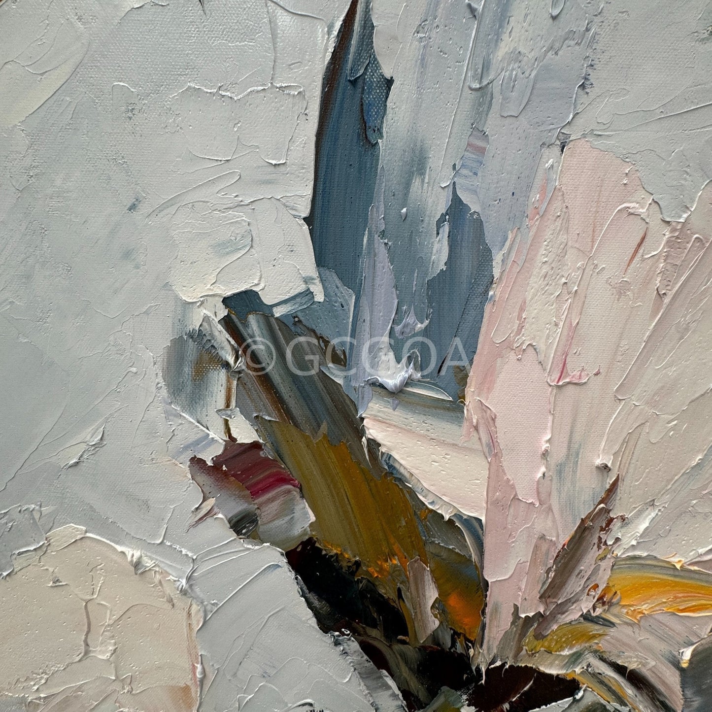 White Magnolia No 26 - Original Art - Gold Coast Gallery Of ArtLiliana Gigovic