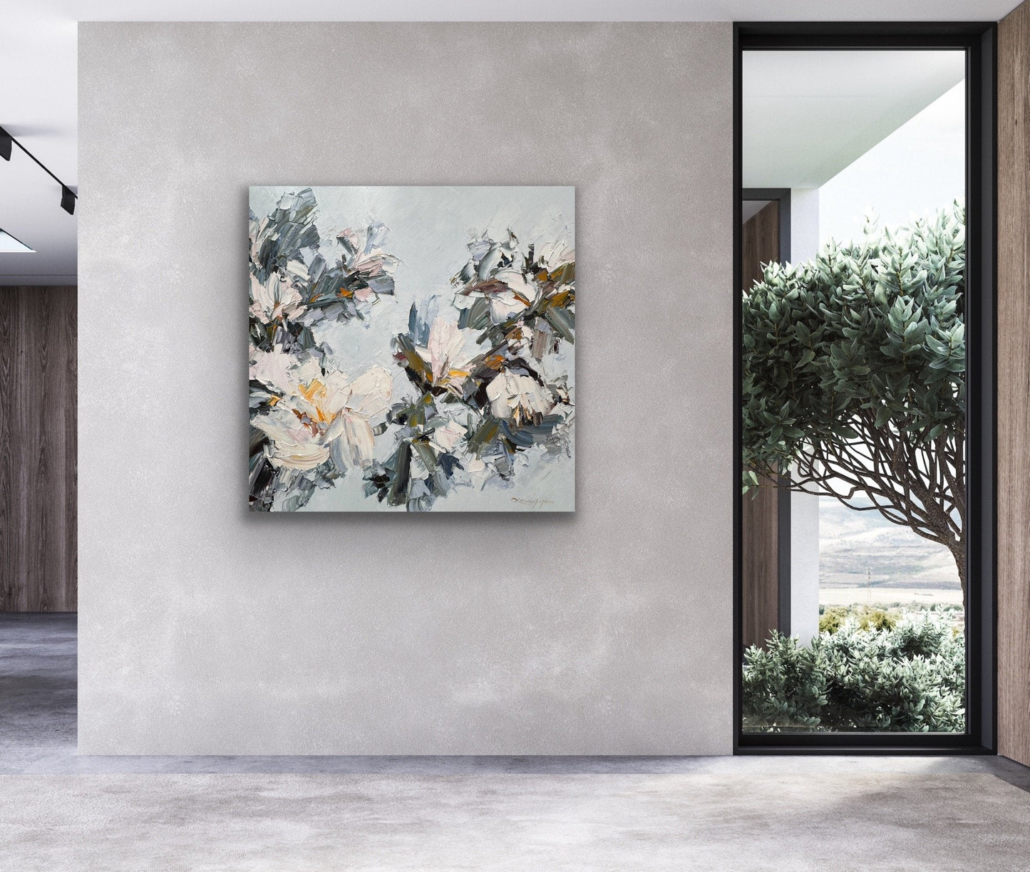 White magnolia No 26 - Original Art - Gold Coast Gallery Of ArtLiliana Gigovic