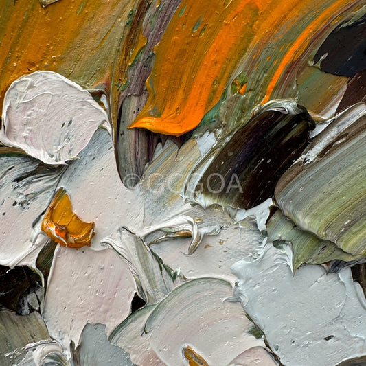 White Magnolia No 28 - Original Art - Gold Coast Gallery Of ArtLiliana Gigovic