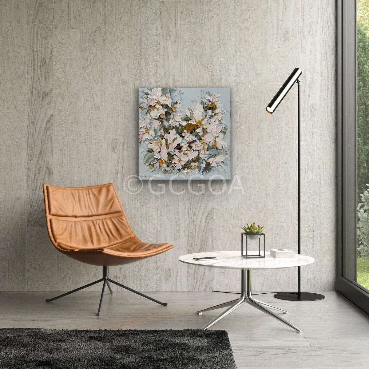 White Magnolia No 28 - Original Art - Gold Coast Gallery Of ArtLiliana Gigovic