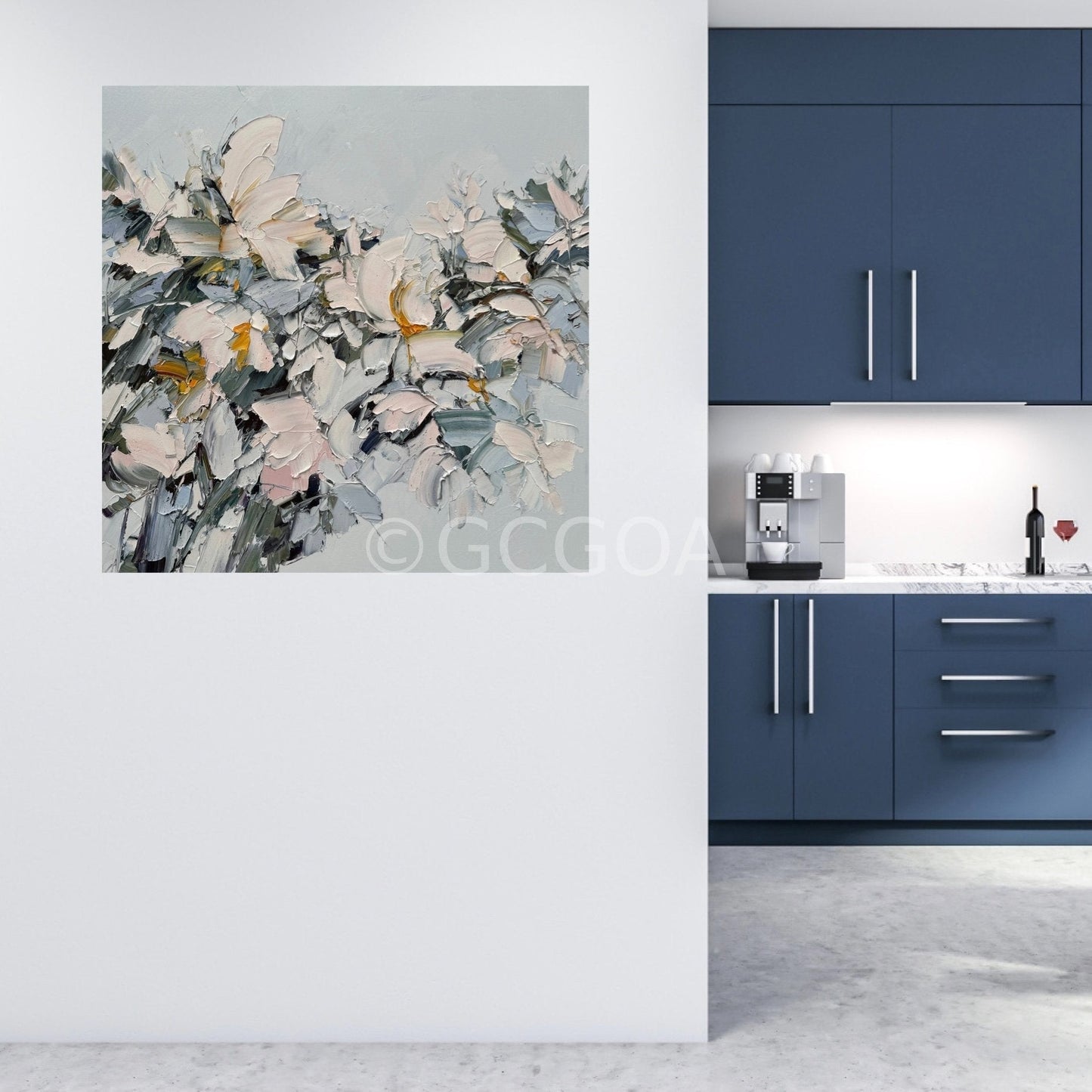 White Magnolia No 29 - Original Art - Gold Coast Gallery Of ArtLiliana Gigovic