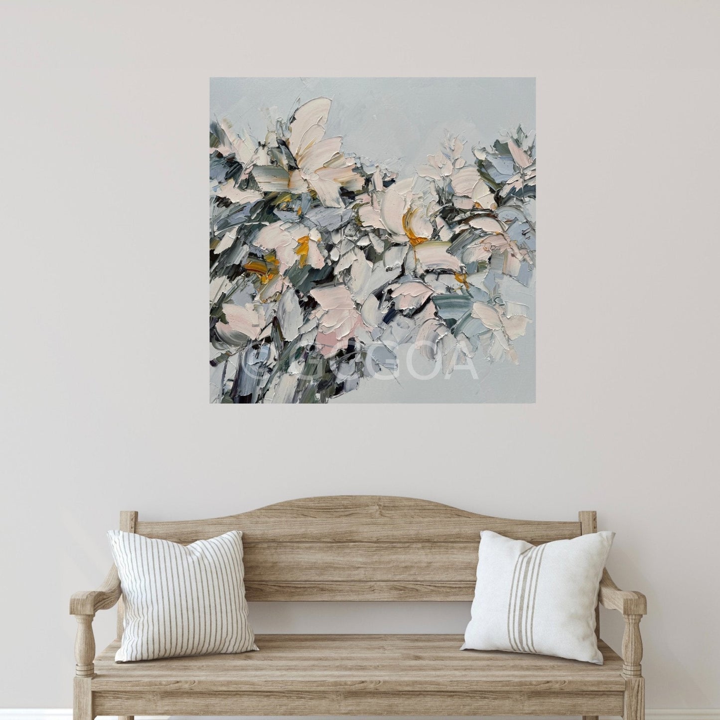 White Magnolia No 29 - Original Art - Gold Coast Gallery Of ArtLiliana Gigovic
