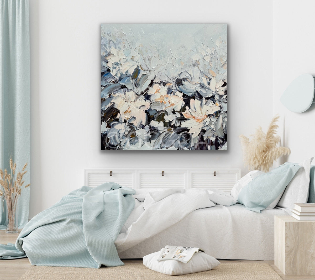 White Magnolia No 36 - Original Art - Gold Coast Gallery Of ArtLiliana Gigovic