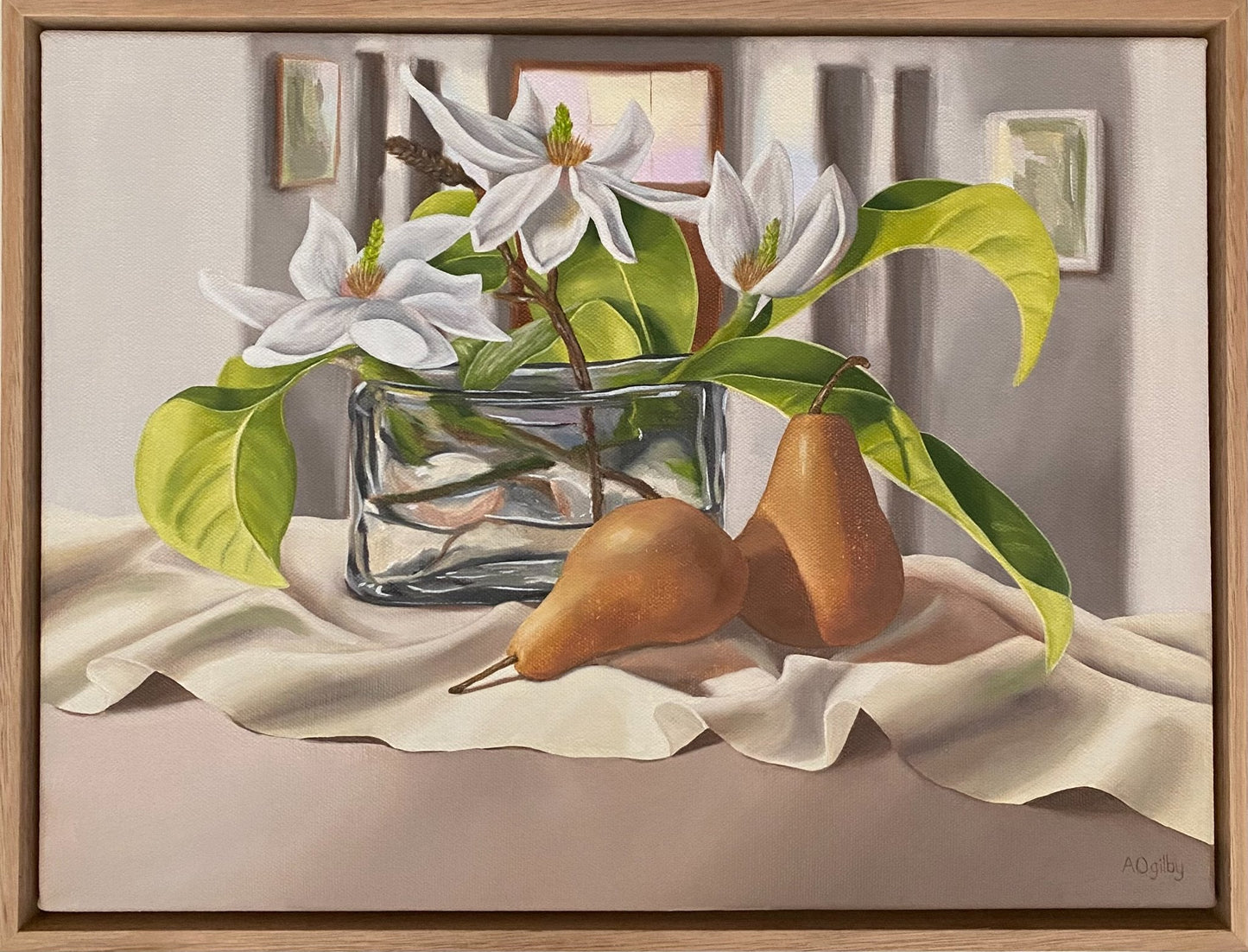 White Petals and Pears - Gold Coast Gallery Of ArtAmanda Ogilby