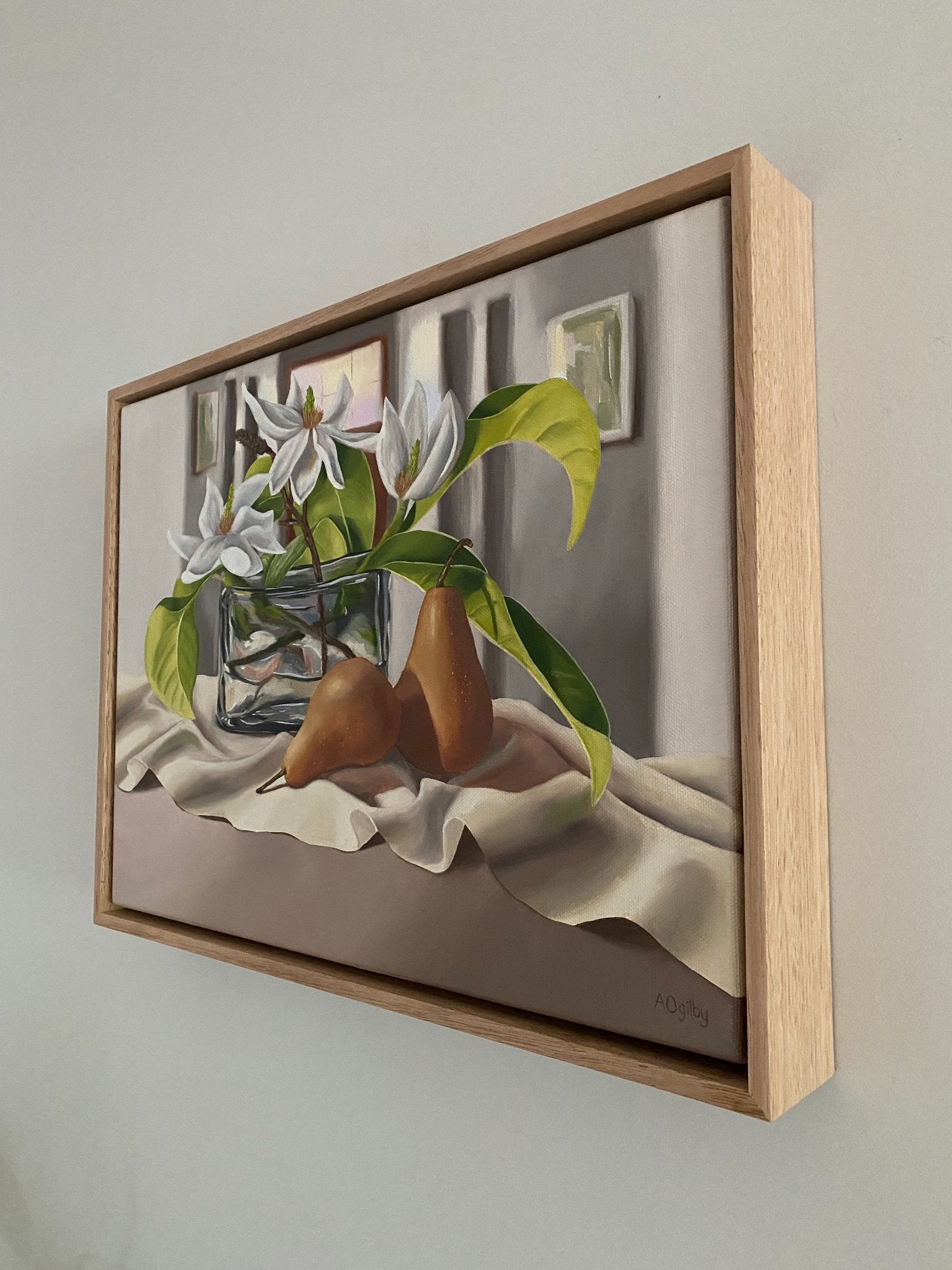 White Petals and Pears - Gold Coast Gallery Of ArtAmanda Ogilby