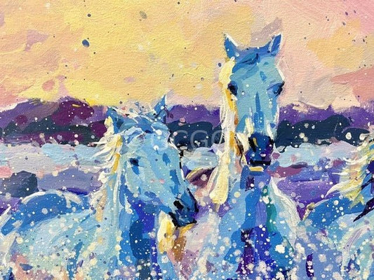 Wild Horses - Original Art - Gold Coast Gallery Of ArtJos Coufreur