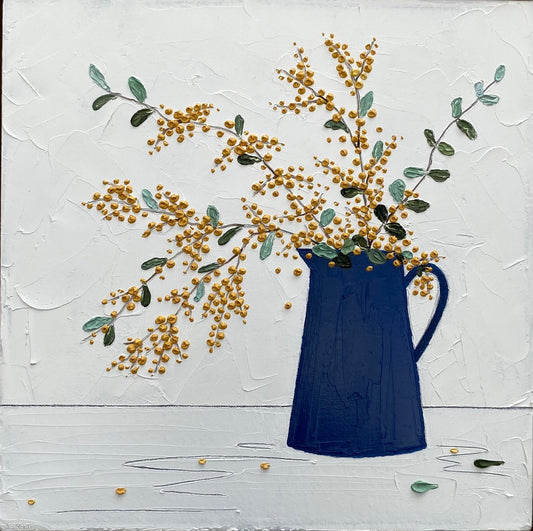 Wild Wattle Gold - Gold Coast Gallery Of ArtJustine Bartie
