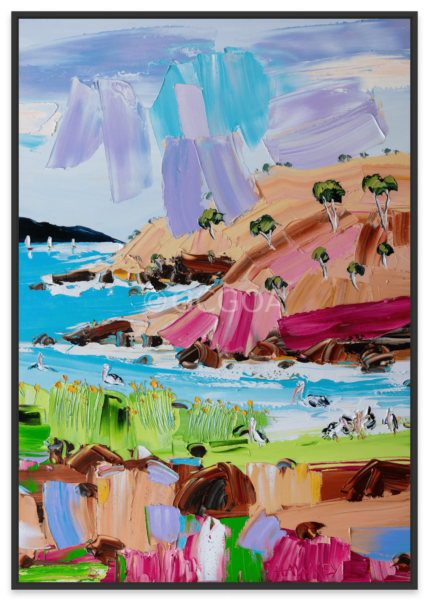 Wild Ways - Fine Art Print - Gold Coast Gallery Of ArtAngela Hawkey