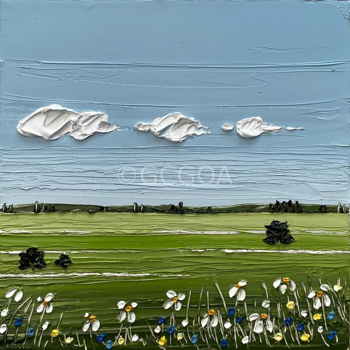 Wildflower Lane - Original Art - Gold Coast Gallery Of ArtJustine Bartie