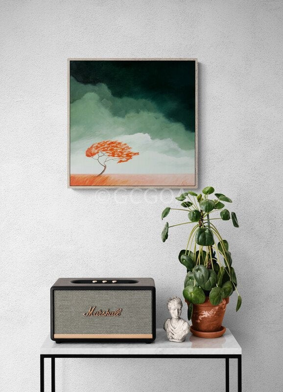 Wind Storm On The Savanna - Gold Coast Gallery Of ArtLucinda Leveille