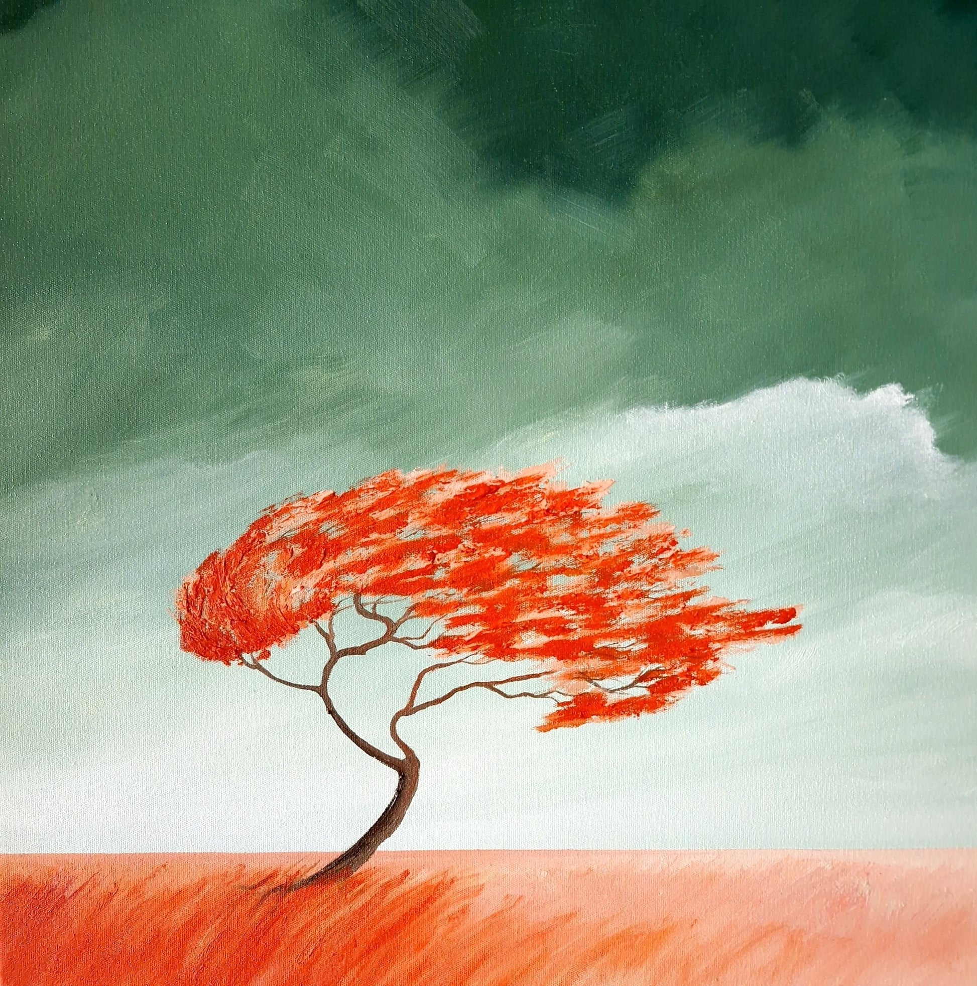 Wind Storm On The Savanna - Gold Coast Gallery Of ArtLucinda Leveille