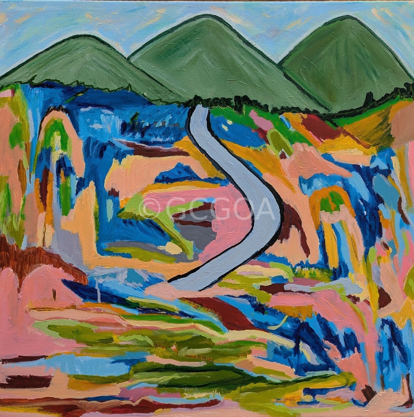 Winding Through the Wild - Original Art - Gold Coast Gallery Of ArtAlpana Rai