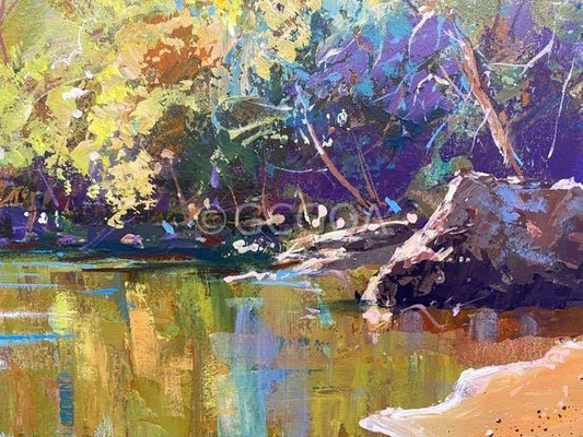 Windjana Gorge - Original Art - Gold Coast Gallery Of ArtJos Coufreur