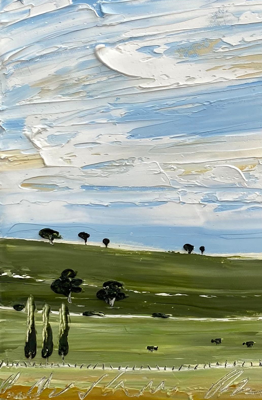 Windswept Country Days - Gold Coast Gallery Of ArtJustine Bartie