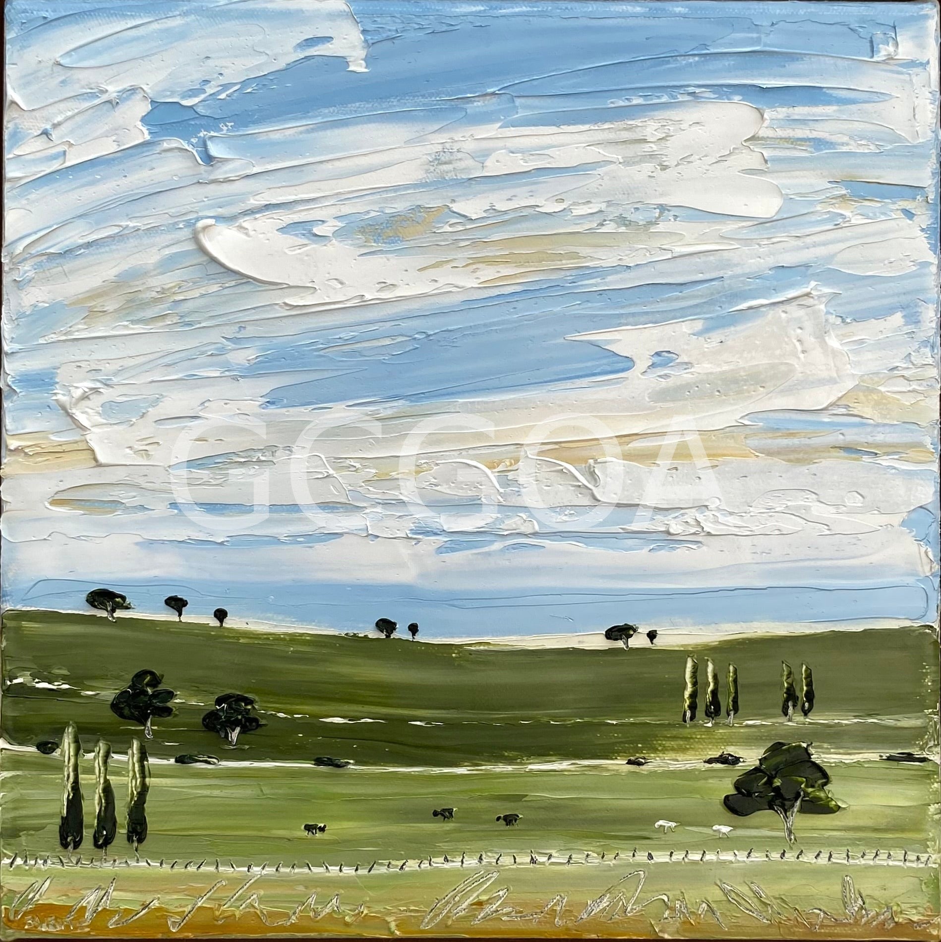 Windswept Country Days - Gold Coast Gallery Of ArtJustine Bartie