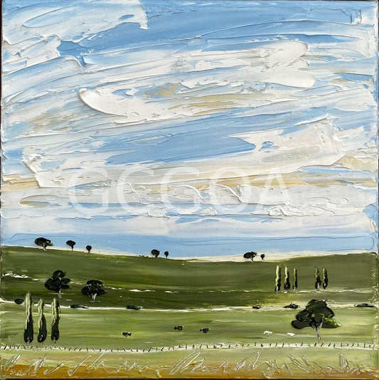 Windswept Country Days - Gold Coast Gallery Of ArtJustine Bartie