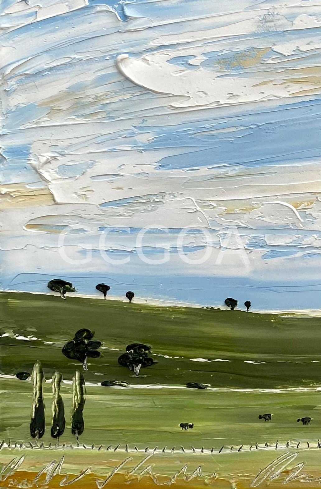 Windswept Country Days - Gold Coast Gallery Of ArtJustine Bartie