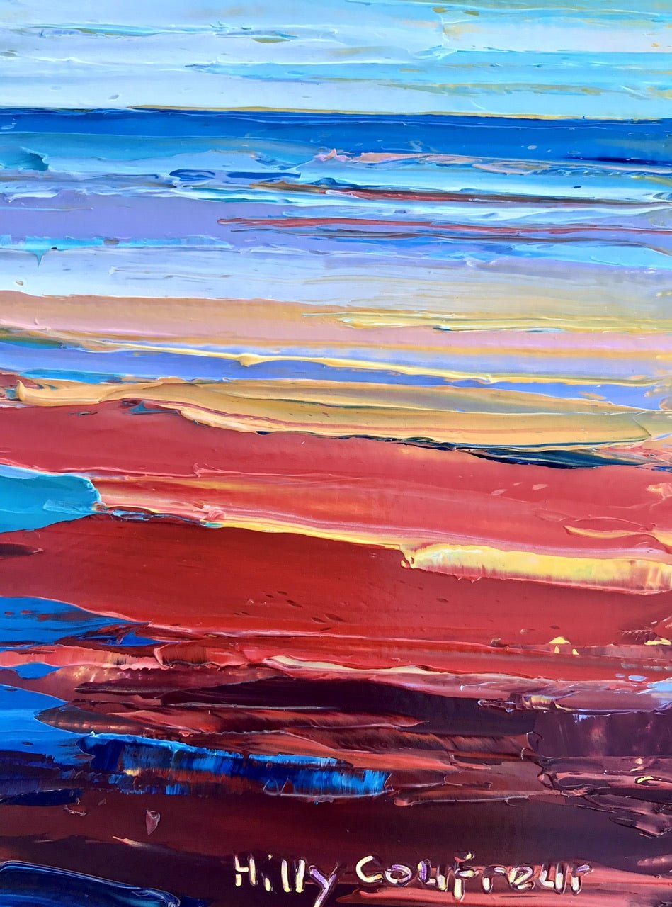 Winter at the Beach 6 - Plein Air - Gold Coast Gallery Of ArtHilly Coufreur