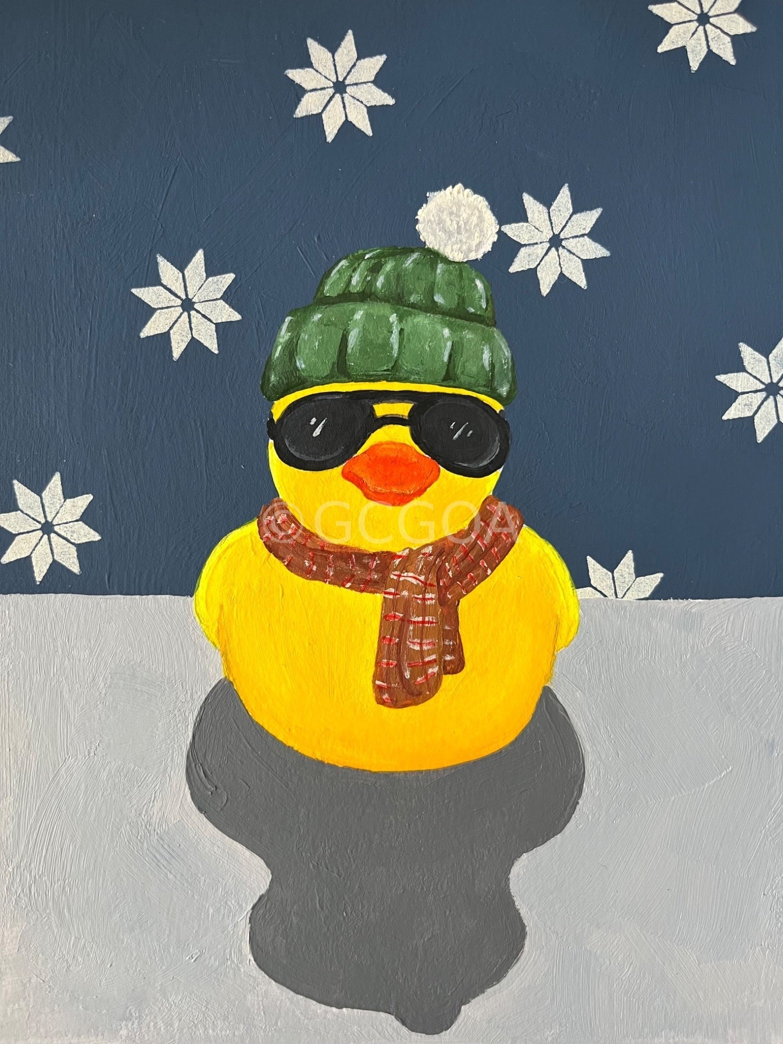 Winter Duckie - Original Art - Gold Coast Gallery Of ArtFika Karnadewi