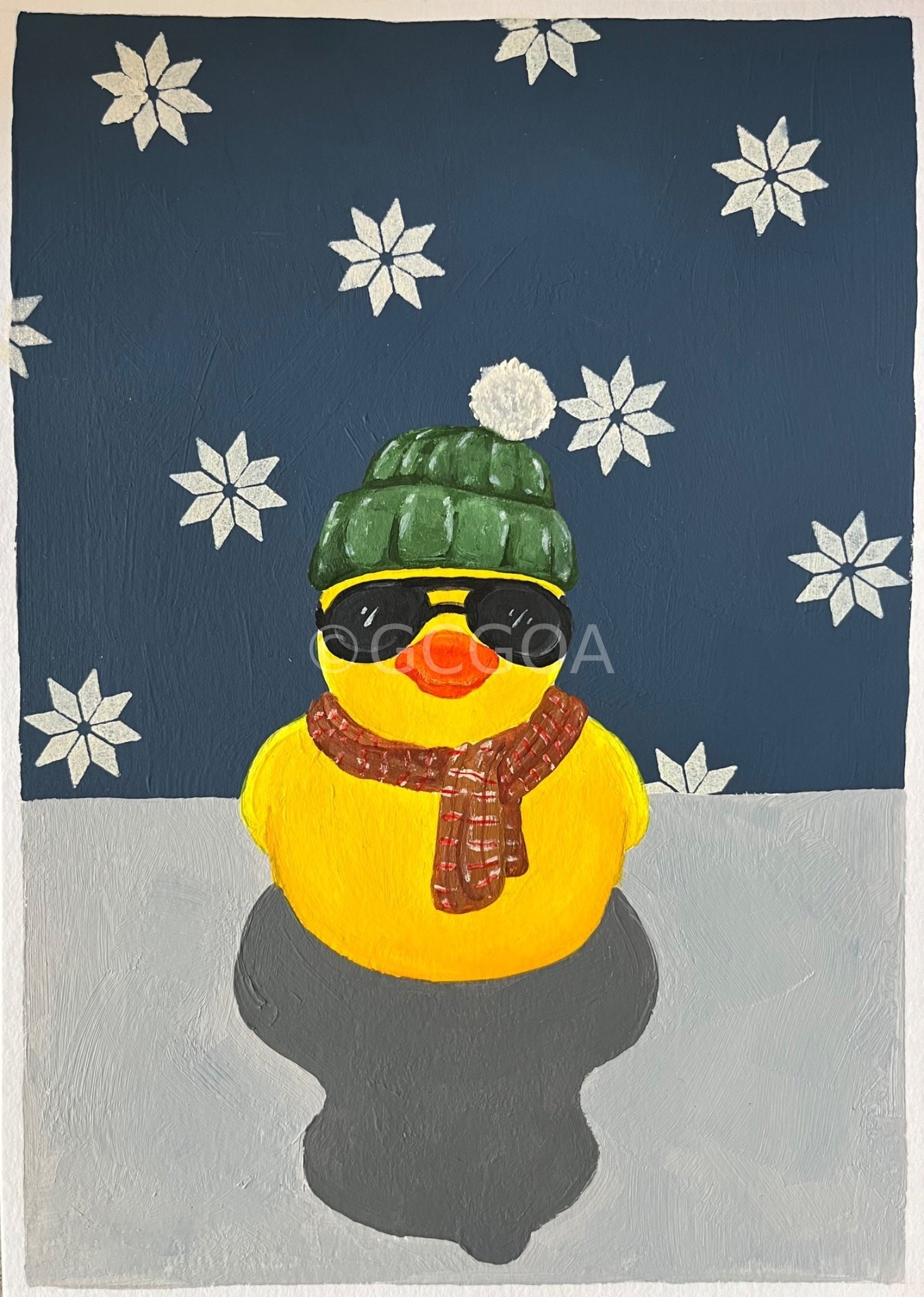 Winter Duckie - Original Art - Gold Coast Gallery Of ArtFika Karnadewi