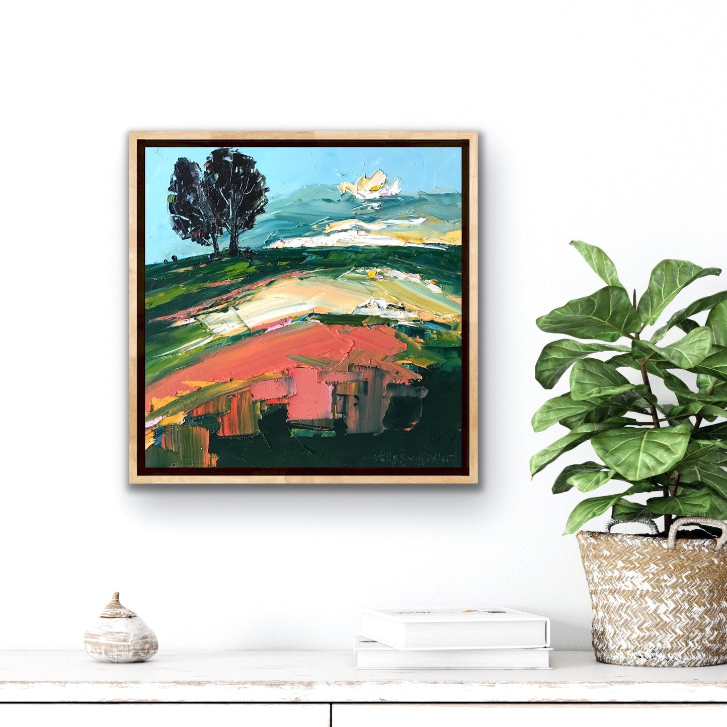 Winter on our Farm - Plein Air - Gold Coast Gallery Of ArtHilly Coufreur