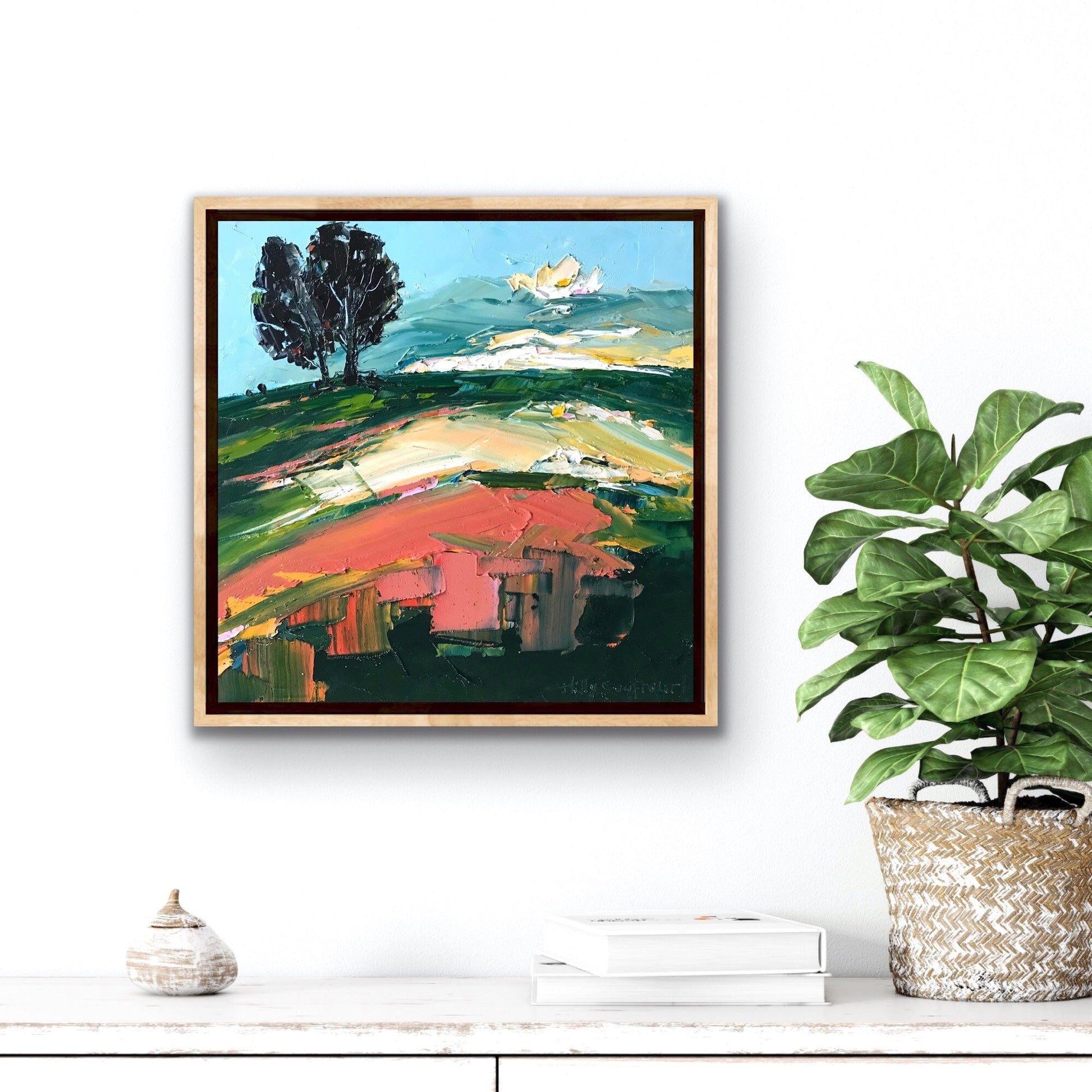 Winter on our Farm - Plein Air - Gold Coast Gallery Of ArtHilly Coufreur