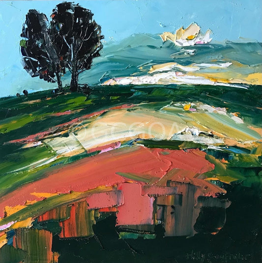 Winter on our Farm - Plein Air - Gold Coast Gallery Of ArtHilly Coufreur