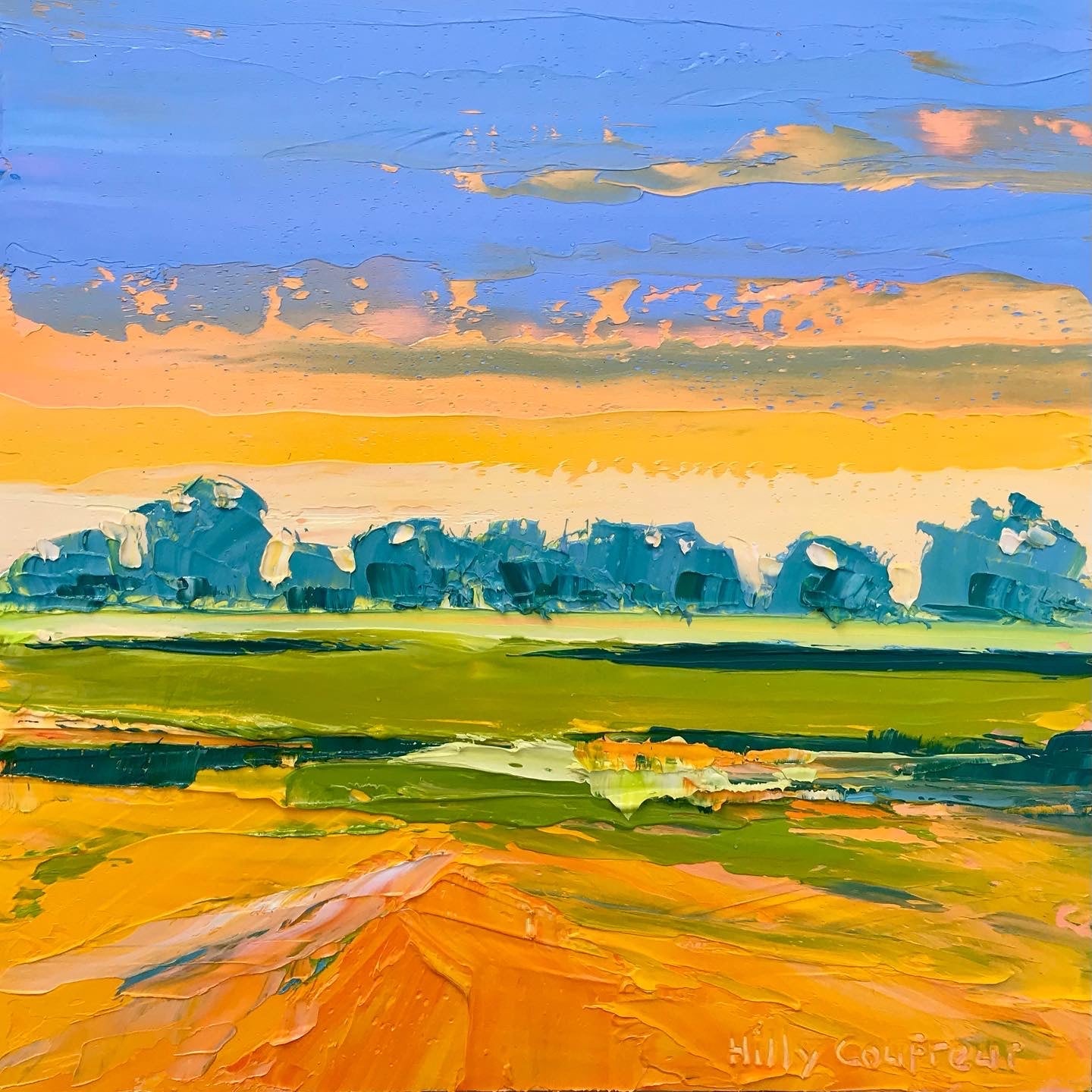 Winter on the Farm 4 - Plein Air - Gold Coast Gallery Of ArtHilly Coufreur