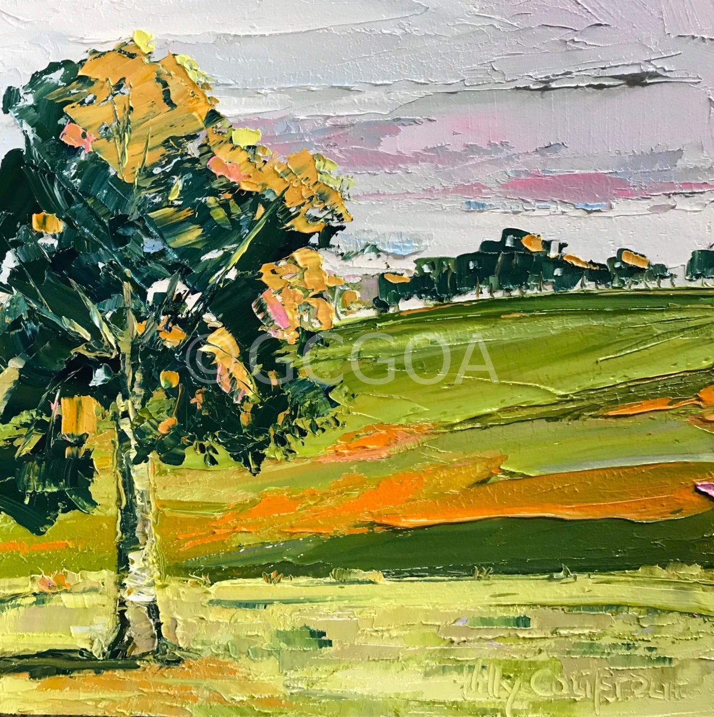 Winter on the Farm 8 - Plein Air - Gold Coast Gallery Of ArtHilly Coufreur