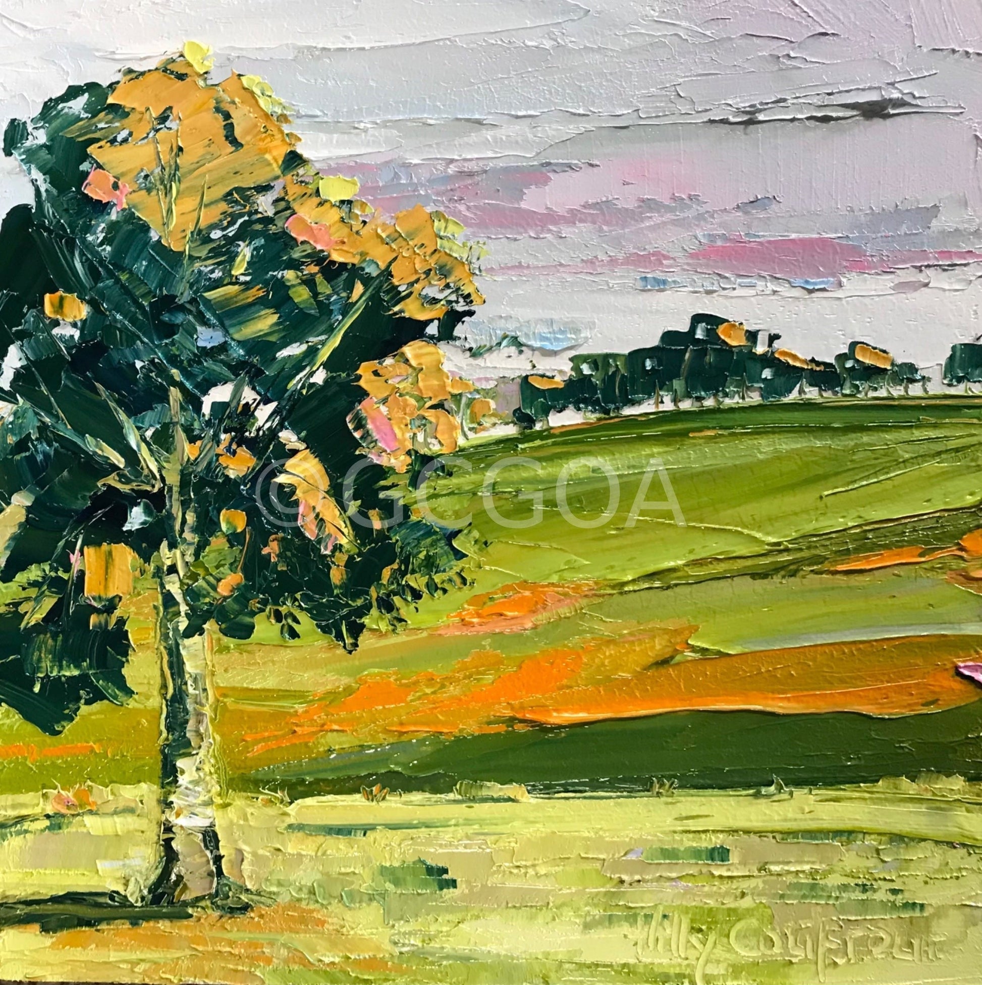 Winter on the Farm 8 - Plein Air - Gold Coast Gallery Of ArtHilly Coufreur