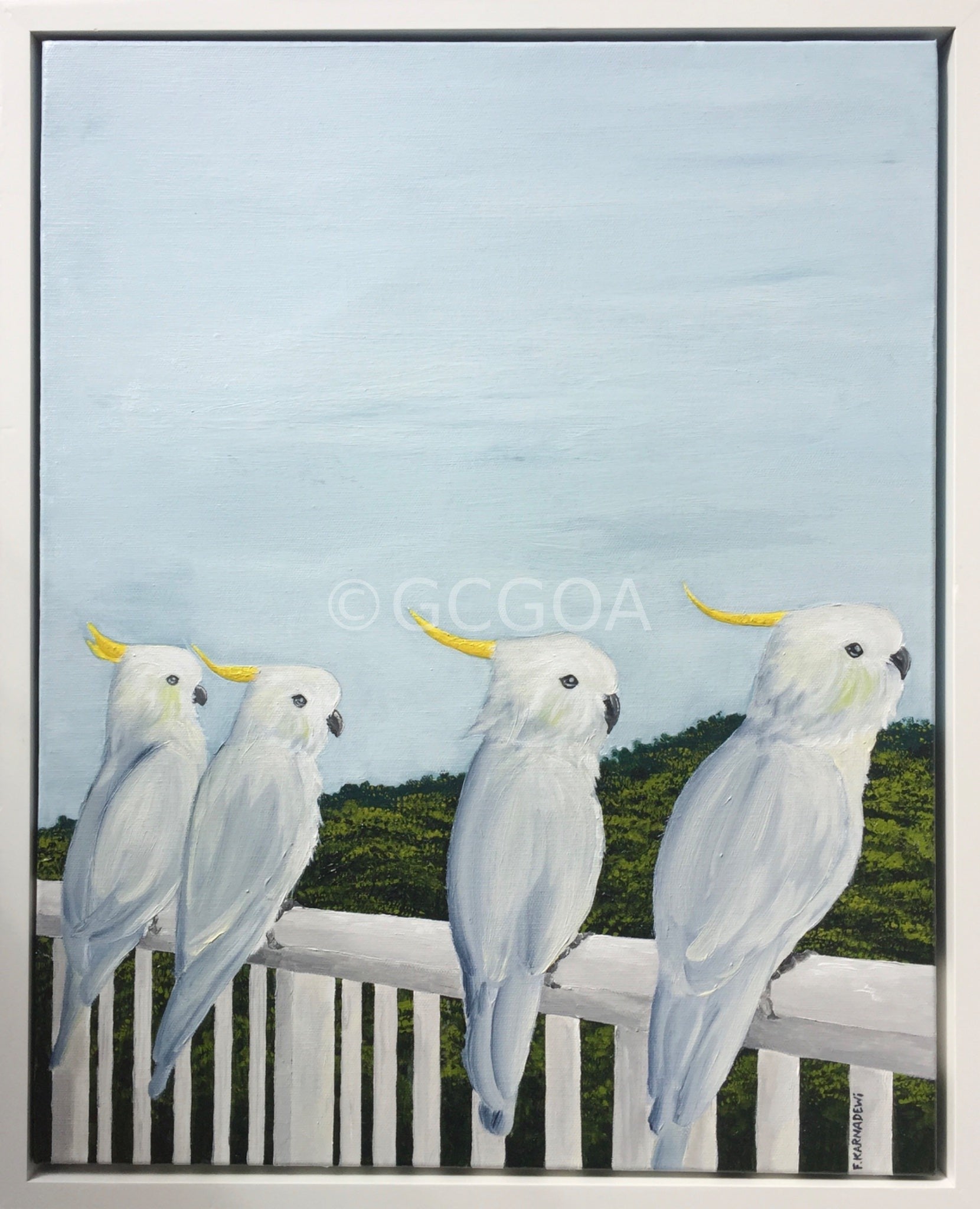 Winter Sunbasking - Original Art - Gold Coast Gallery Of ArtFika Karnadewi