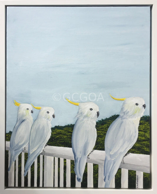 Winter Sunbasking - Original Art - Gold Coast Gallery Of ArtFika Karnadewi