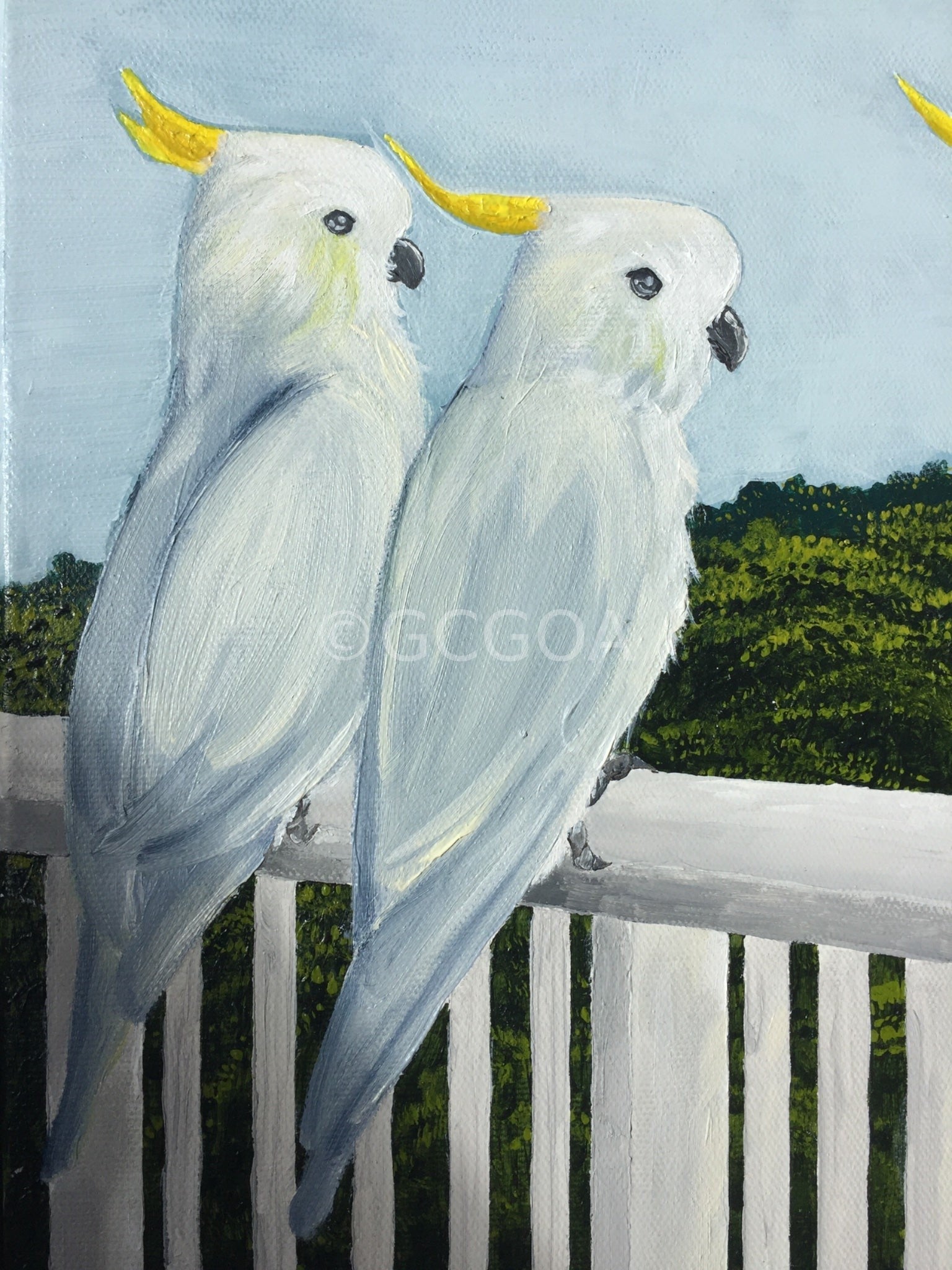 Winter Sunbasking - Original Art - Gold Coast Gallery Of ArtFika Karnadewi