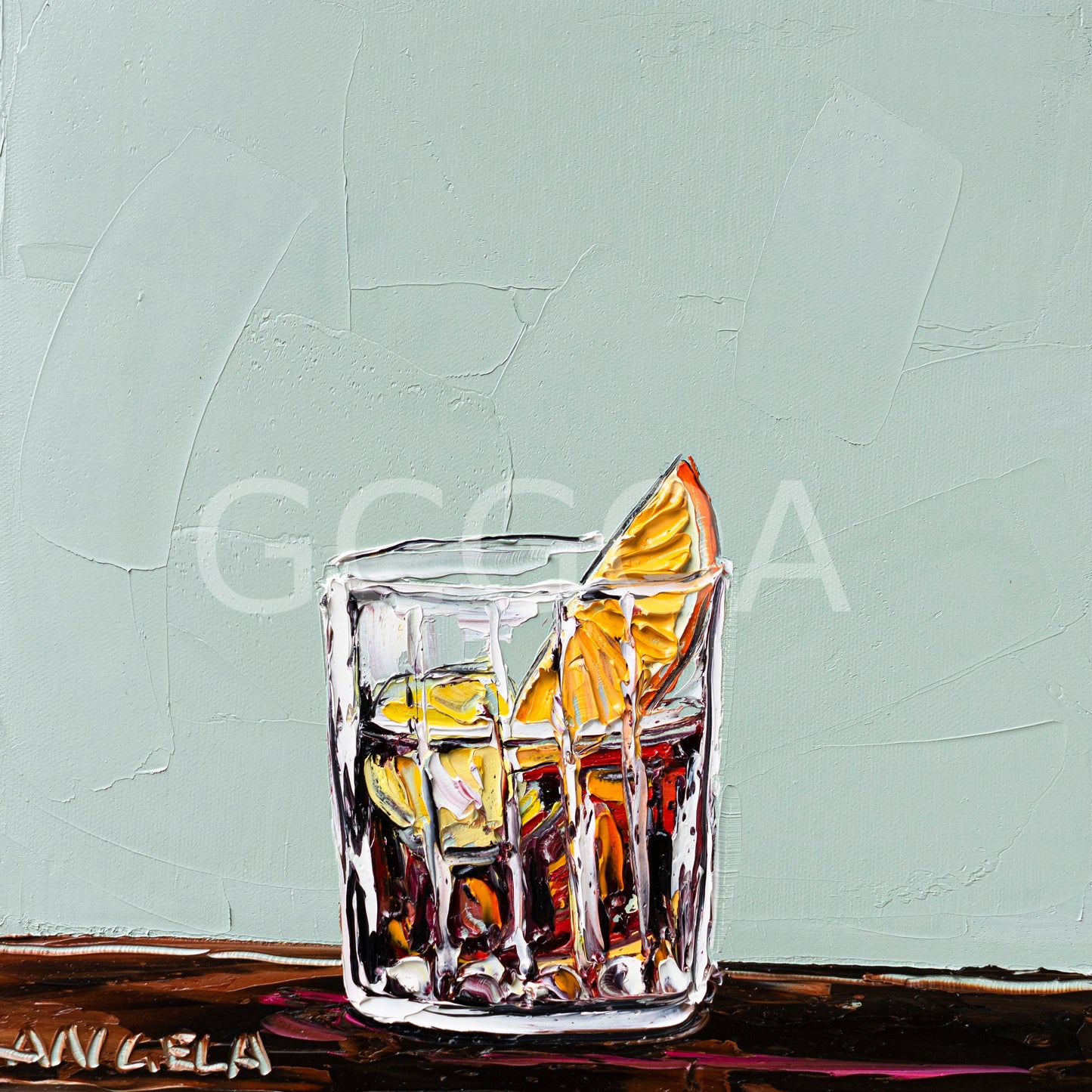 Negroni On Sage - Fine Art Print