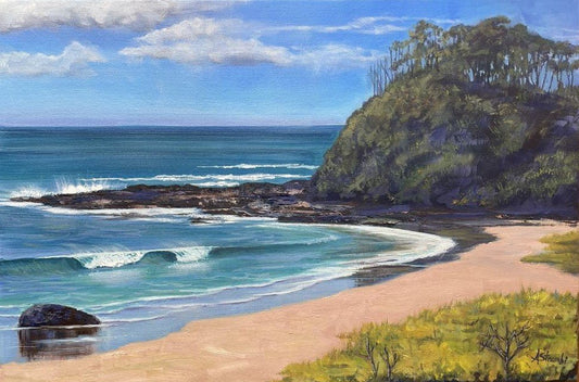 Woolgoolga Beach - Gold Coast Gallery Of ArtAnne Strambi