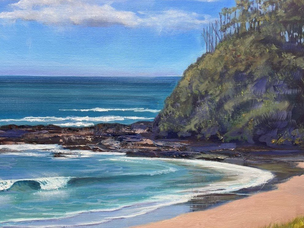 Woolgoolga Beach - Gold Coast Gallery Of ArtAnne Strambi