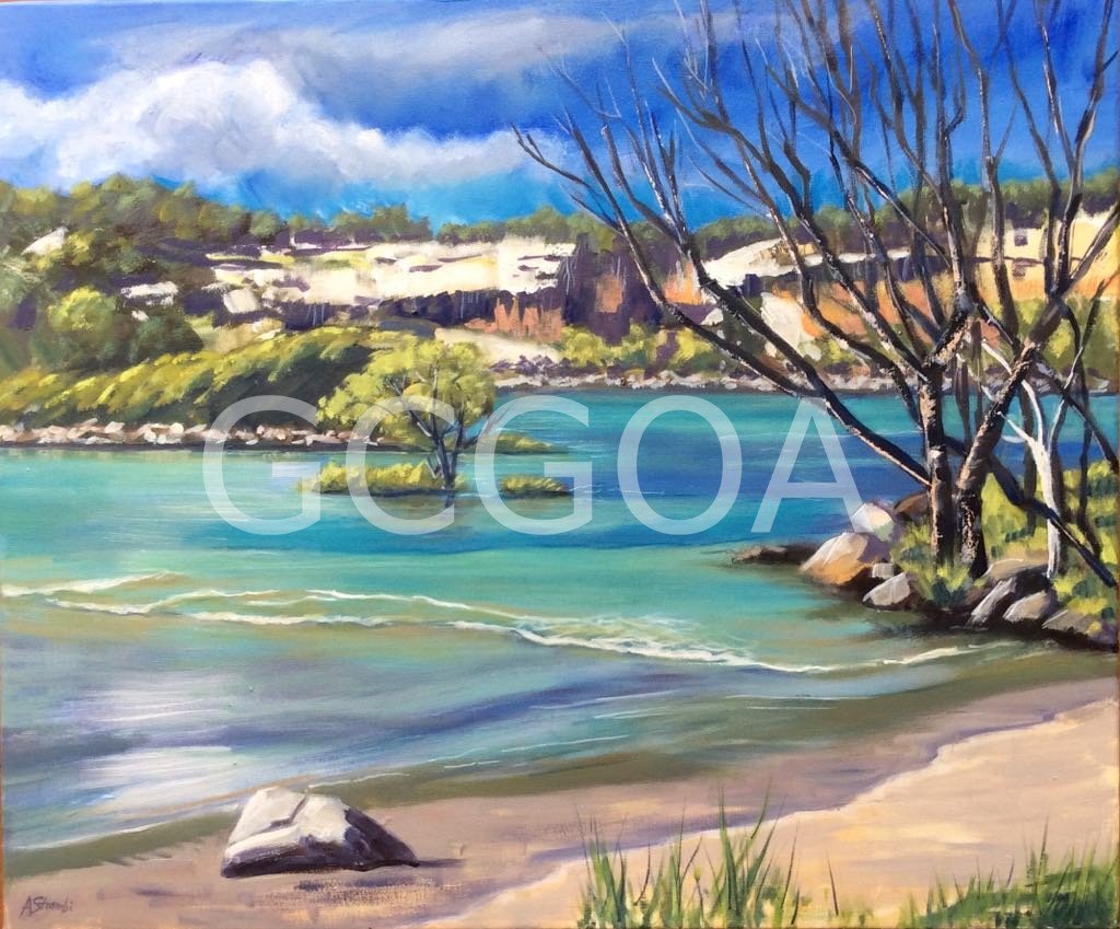 Wooli Cliffs 2 - Gold Coast Gallery Of ArtAnne Strambi