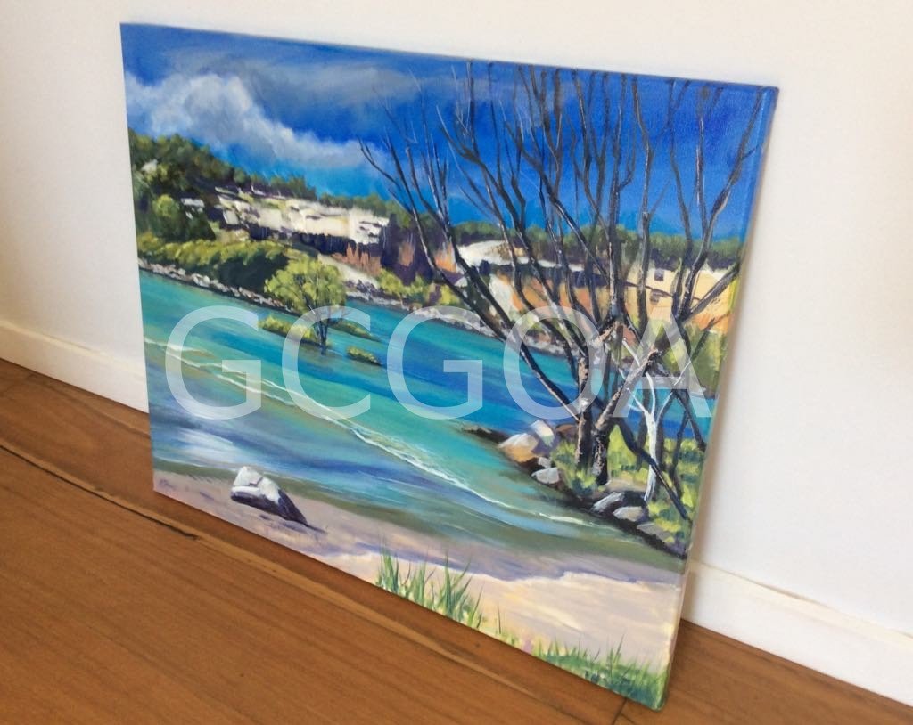 Wooli Cliffs 2 - Gold Coast Gallery Of ArtAnne Strambi