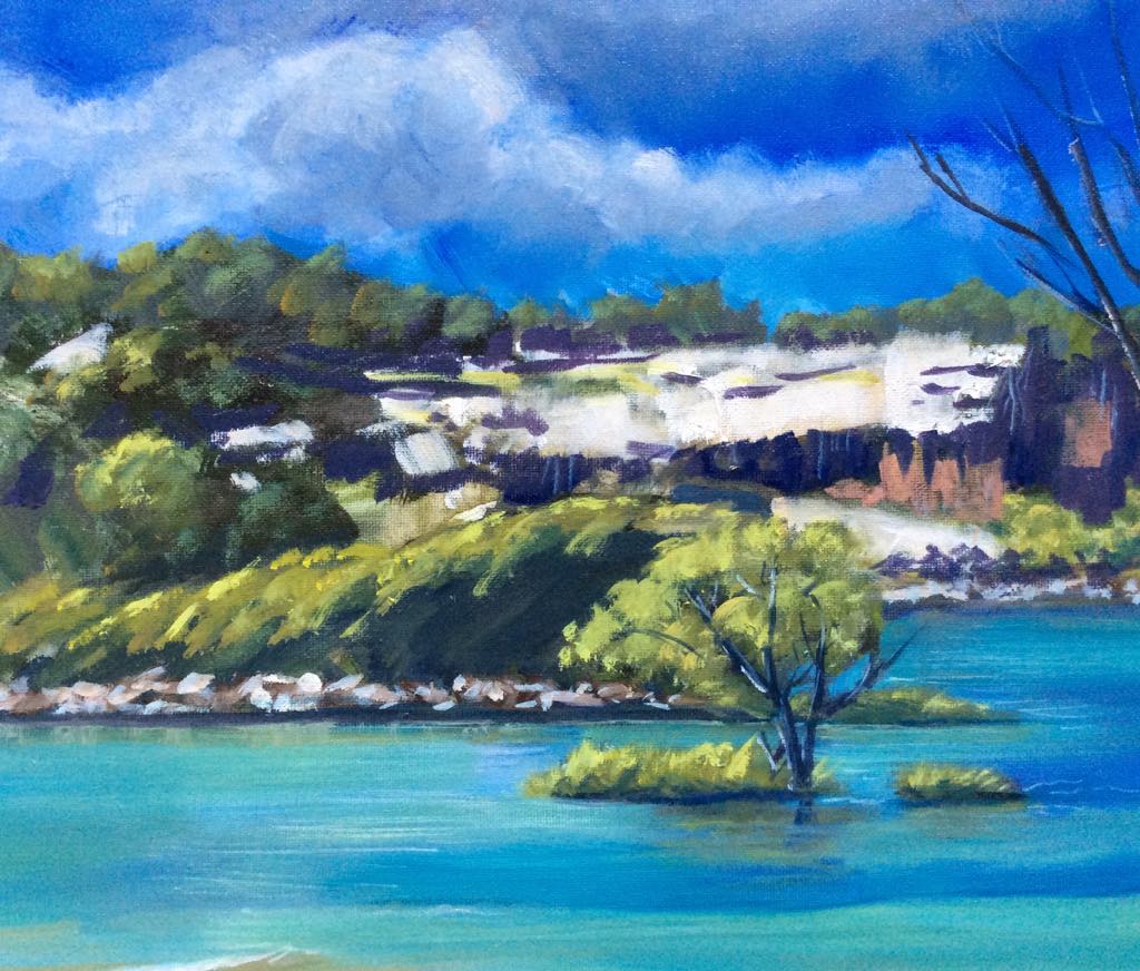 Wooli Cliffs 2 - Gold Coast Gallery Of ArtAnne Strambi