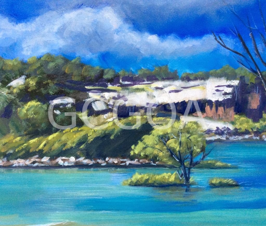 Wooli Cliffs 2 - Gold Coast Gallery Of ArtAnne Strambi