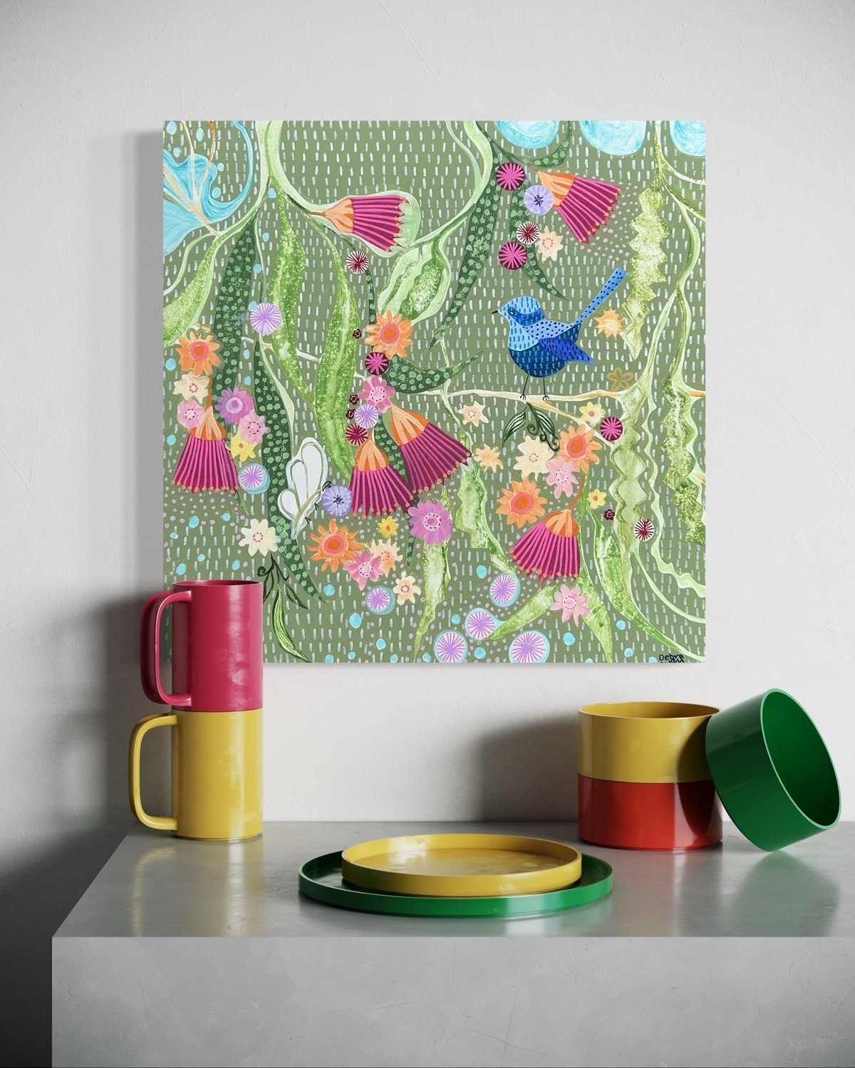 Wren and the wandering Butterfly - Gold Coast Gallery Of ArtDebra Duffy