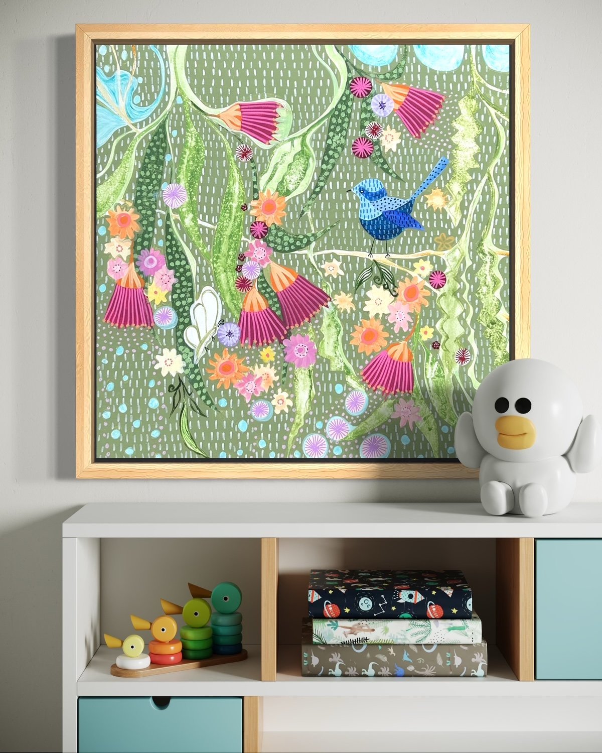 Wren and the wandering Butterfly - Gold Coast Gallery Of ArtDebra Duffy