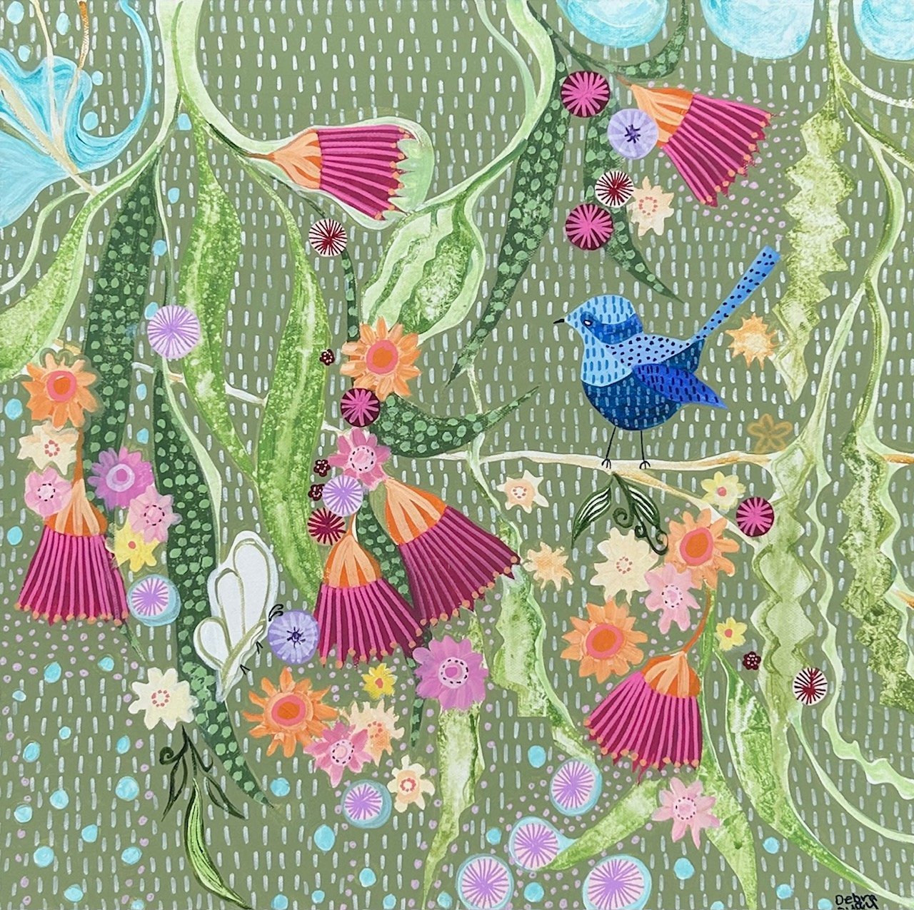 Wren and the wandering Butterfly - Gold Coast Gallery Of ArtDebra Duffy