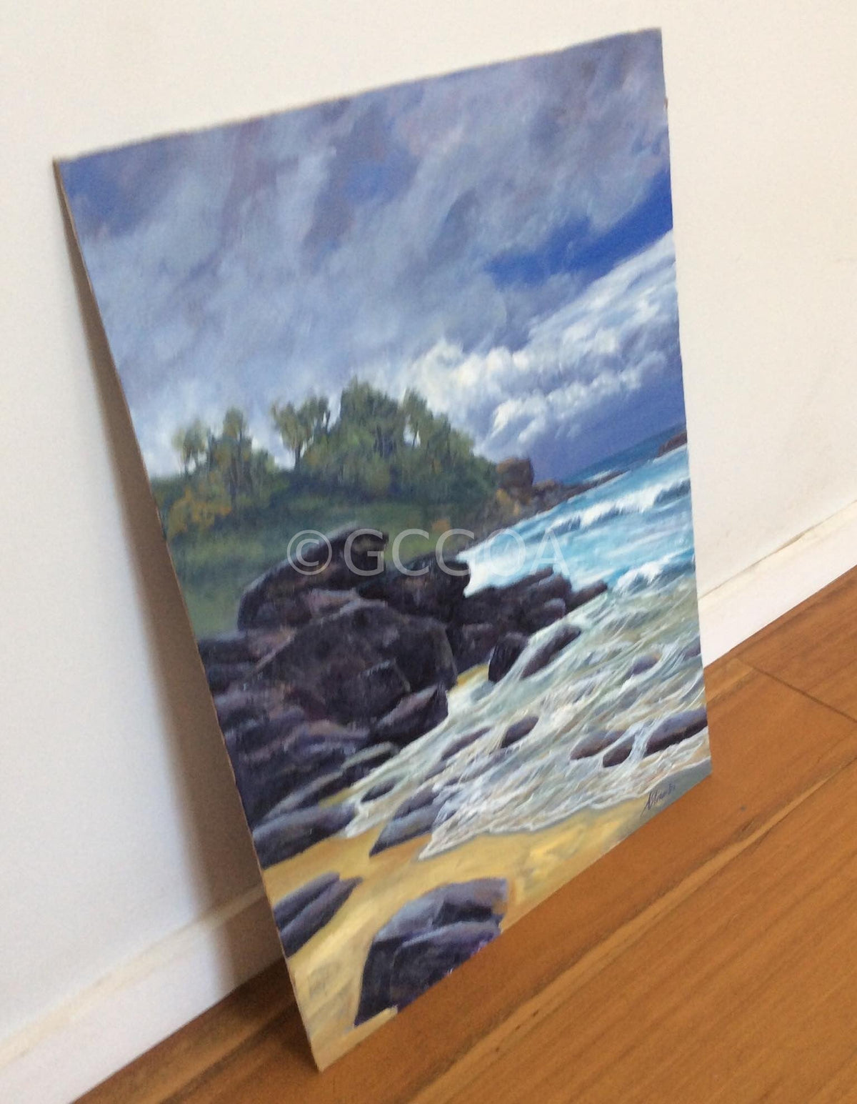 Yamba Rocks and Headland - Gold Coast Gallery Of ArtAnne Strambi